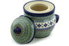 15 cup Canister - Emerald Mosaic | Polish Pottery House