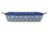 8" x 13" Rectangular Baker with Handles - 1824X | Polish Pottery House