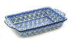 8" x 13" Rectangular Baker with Handles - 1824X | Polish Pottery House