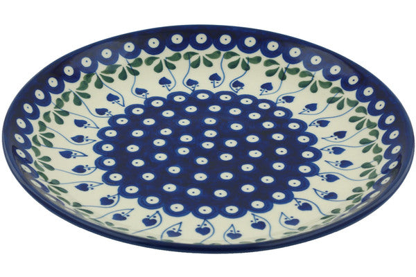 11" Dinner Plate - Blue Bell | Polish Pottery House