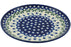 11" Dinner Plate - Blue Bell | Polish Pottery House