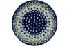 11" Dinner Plate - Blue Bell | Polish Pottery House