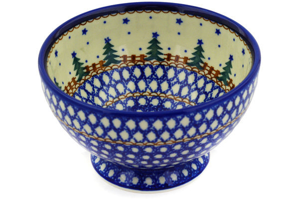 6" Pedestal Bowl - 340X | Polish Pottery House