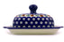 8" Butter Dish - Blue Old Poland | Polish Pottery House