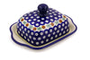 8" Butter Dish - Blue Old Poland | Polish Pottery House