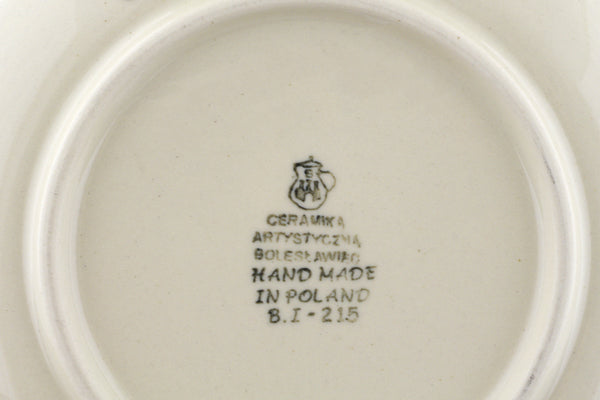6" Bread Plate - Heritage | Polish Pottery House