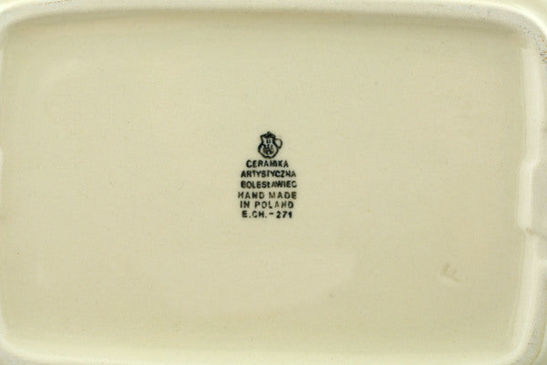 7" x 10" Rectangular Baker - Cosmos | Polish Pottery House