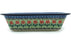 7" x 10" Rectangular Baker - Cosmos | Polish Pottery House
