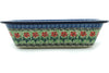 7" x 10" Rectangular Baker - Cosmos | Polish Pottery House