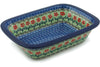 7" x 10" Rectangular Baker - Cosmos | Polish Pottery House