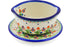 15 oz Soup Cup with Saucer - Spring Has Sprung | Polish Pottery House
