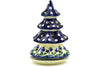 7" Christmas Tree Candle Holder - 377O | Polish Pottery House