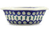 4 cup Octagonal Bowl - Peacock | Polish Pottery House