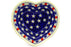 17 oz Heart Bowl - Americana | Polish Pottery House