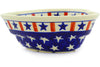17 oz Heart Bowl - Americana | Polish Pottery House