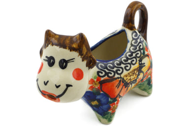 1 oz Cow Shaped Creamer - Autumn Wonder | Polish Pottery House