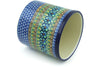 6" Utensil Jar - Moonlight Blossom | Polish Pottery House