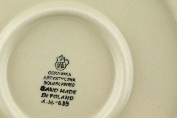 11" Dinner Plate - Blue Sunshine | Polish Pottery House