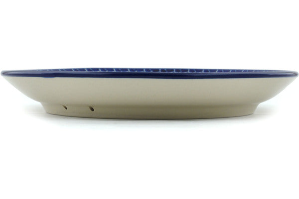 11" Dinner Plate - Blue Sunshine | Polish Pottery House