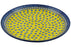 11" Dinner Plate - Blue Sunshine | Polish Pottery House
