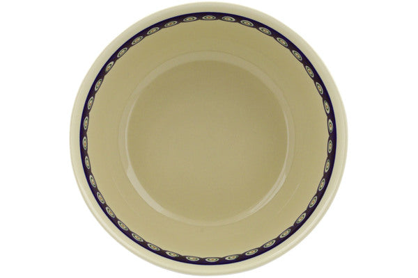 24 cup Serving Bowl - Peacock | Polish Pottery House