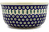 24 cup Serving Bowl - Peacock | Polish Pottery House