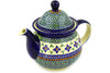 7 cup Tea Pot - Emerald Mosaic | Polish Pottery House