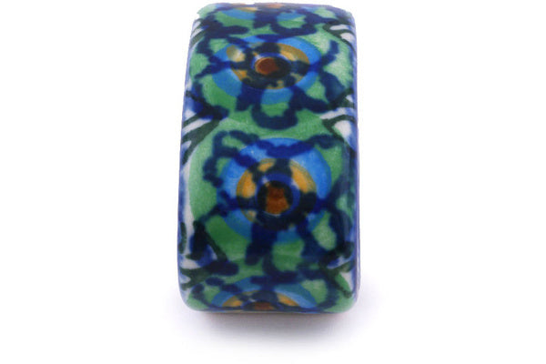 3" Napkin Ring - Moonlight Blossom | Polish Pottery House