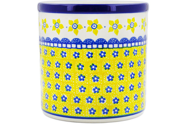 6" Utensil Jar - 238X | Polish Pottery House
