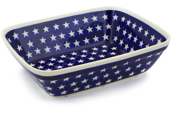 9" x 10" Rectangular Baker - 82 | Polish Pottery House
