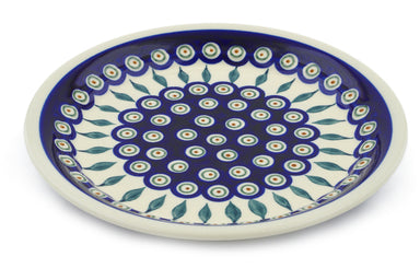 10" Dinner Plate - Peacock | Polish Pottery House
