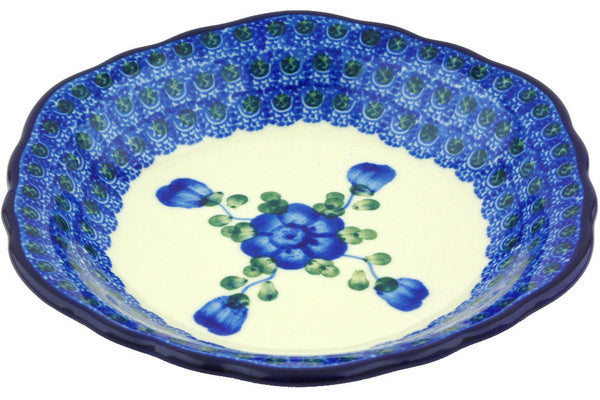 8 oz Scalloped Bowl - Heritage | Polish Pottery House