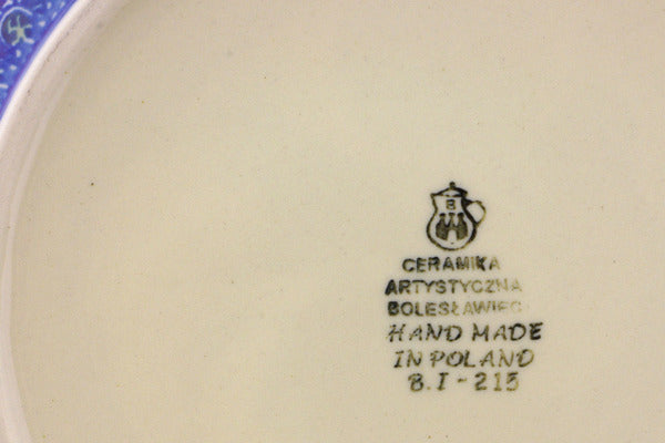 8" Round Baker with Handles - Heritage | Polish Pottery House