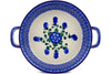 8" Round Baker with Handles - Heritage | Polish Pottery House