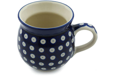 12 oz Bubble Mug - Polka Dot | Polish Pottery House