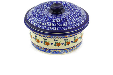 5 cup Covered Baker - DU71 | Polish Pottery House