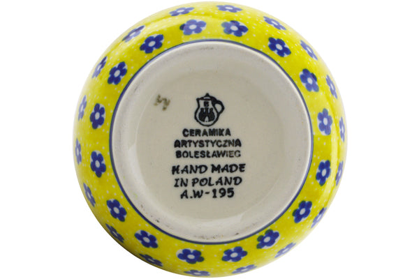 4" Vase - Blue Sunshine | Polish Pottery House