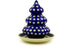 7" Christmas Tree Candle Holder - 42 | Polish Pottery House