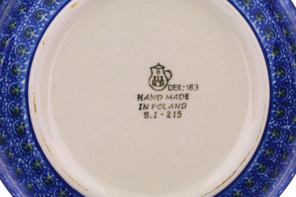 7" Round Baker with Handles - Heritage | Polish Pottery House