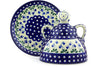 8" Cheese Lady - Blue Bell | Polish Pottery House