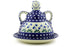 8" Cheese Lady - Blue Bell | Polish Pottery House