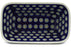 8" Rectangular Baker - Peacock | Polish Pottery House