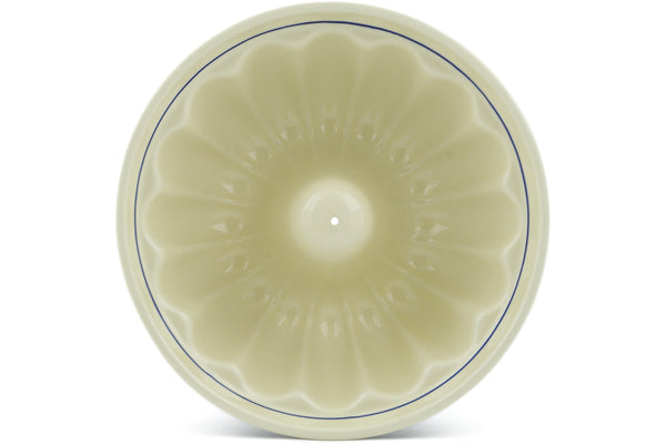 10" Bundt Cake Pan - Peacock | Polish Pottery House