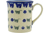 8 oz Mug - Cats on Parade | Polish Pottery House