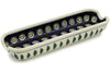 9" Corn Tray - Peacock | Polish Pottery House
