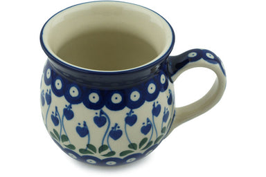 15 oz Bubble Mug - Blue Bell | Polish Pottery House