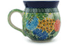 12 oz Bubble Mug - Spring Garden | Polish Pottery House