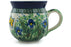 12 oz Bubble Mug - Spring Garden | Polish Pottery House
