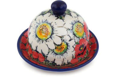 4" Butter Dish - P8957A | Polish Pottery House