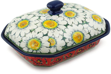 4 cup Covered Baker - P8957A | Polish Pottery House